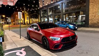 AMG GT63s LATE NIGHT POV DRIVE DOWNTOWN [upl. by Aikit]