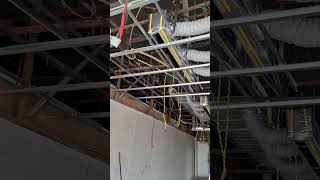 HVAC  Installation of GI duct with linear plenum box  Al rai  kuwait [upl. by Electra]