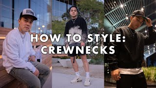 HOW TO STYLE CREWNECKS FOR SPRINGSUMMER [upl. by Zabrine]