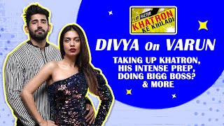 Divya Agarwal Talks About Varun Going For Khatron His Intense Prep Bigg Boss amp More [upl. by Woodford]