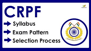 CRPF ASI Head Constable Ministerial Syllabus Syllabus 2023  Selection Process Exam Pattern [upl. by Eigla]