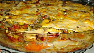 حضري ألذ لازانيا بمكونات اقتصادية و بطريقة مبسطة😋🍽 lasagne [upl. by Westleigh]