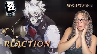 Lycaon Character Demo REACTION  Wolfishly Charming  Zenless Zone Zero [upl. by Laerdna557]