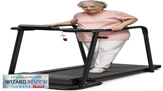 Walking Treadmill for Senior with Long Handrail Foldable Recovery Fitness Exercise Machine Review [upl. by Newo]