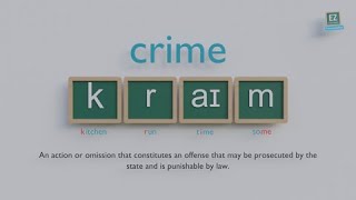 How to pronounce crime [upl. by Mcquade]