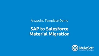 SAP to Salesforce Material Migration [upl. by Leirza]