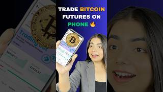 Trade Bitcoin on Phone 🚀✅🔥 trader shorts [upl. by Ulund609]