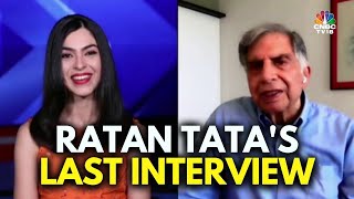 Ratan Tatas last interview  Reflections On His Legacy In An Exclusive Interview With CNBCTV18 [upl. by Nirehtak]