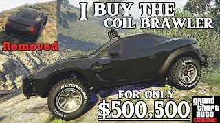 I buy the removed Coil Brawler for only 500500 Its a mountain lion  GTA 5 Online [upl. by Okiron397]