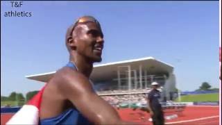 Mo FARAH 73262 WL NR 3000m Mens  Birmingham Diamond League 2016 [upl. by Randy]