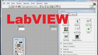 Beginners LabVIEW Tutorial 2 Creating First LabVIEW Program [upl. by Sims]