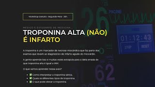 TROPONINA ALTA NÃO É INFARTO [upl. by Susumu]