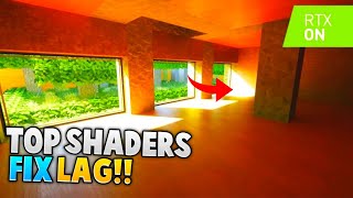 TOP Shaders Fix Lag MCPE [upl. by Nymassej]