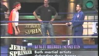 Boxing Blowout Viewers Vs Guests Clip 2 The Jerry Springer Show Kung Fu Hillbilly [upl. by Pirbhai]