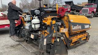 2018 LEEBOY 7000C ASPHALT PAVER [upl. by Emlen]