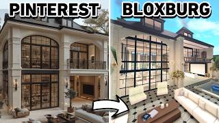 BUILDING A PINTEREST HOUSE IN BLOXBURG [upl. by Nared23]