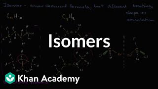 Isomers  Properties of carbon  Biology  Khan Academy [upl. by Sukramaj]