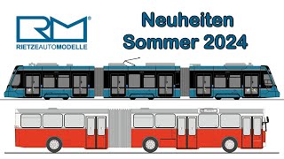 Rietze Sommer Neuheiten 2024  Spur H0 [upl. by Cirded255]