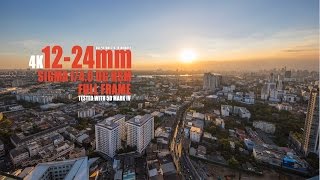 Sigma 1224mm f4 DG HSM Art Lens 4K Video Test Tested with Canon 5D Mark IV [upl. by Negroj]