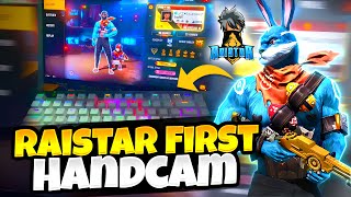 Finally Raistar Pc🖥 Handcam Gameplay🤯❤ Must Watch  Garena Free Fire Max [upl. by Nainatrad]