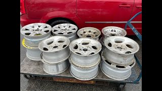 Scrap Run Selling My Alloy Wheels  Tire Dump [upl. by Orme]