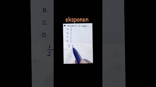 Matematika SMPeksponen videoshort [upl. by Enelrac645]