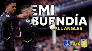 ALL ANGLES  Emiliano Buendia Goal Vs Everton  EVEvsAVL [upl. by Sihtnyc]