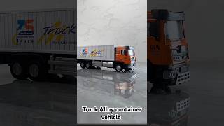 Cargo truck Alloy container trailer tractor mini construction transport truck diecast automobile [upl. by Noissap]