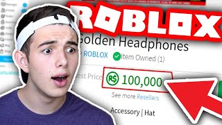 SPENDING 100000 ROBUX ON LIMITED ITEMS Roblox [upl. by Audi877]