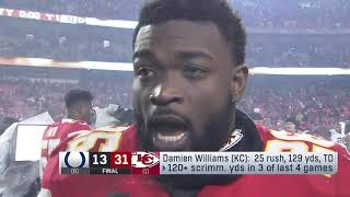 Damien Williams Postgame Interview  Colts  Chiefs AFC Divisional [upl. by Kcor605]