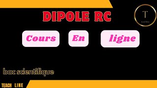 Extrait live cours Dipôle RC [upl. by Stieglitz693]