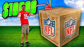 I Opened the Biggest 10000 NFL Mystery Box Ever ALL SIGNED ITEMS [upl. by Obellia]