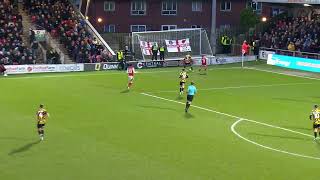 Fleetwood Town v Carlisle United highlights [upl. by Pavier316]