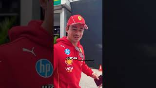 Nothing just an INCHIDENT🤭 charlesleclerc ferrari f1 formula1 f1racing trending fyp fyb [upl. by Tomkin]