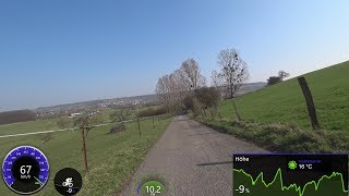 Spring Classic Virtual Cycling Workout 50 minute 4k Garmin Video [upl. by Irap937]