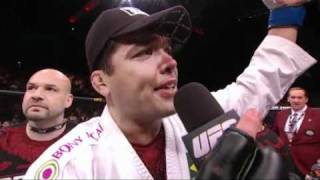 Lyoto Machida UFC 98 Post Fight  If you have a dream in your life [upl. by Ethe]