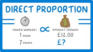 GCSE Maths  What Does Directly Proportional Mean 89 [upl. by Nirel]