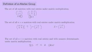 Abstract Algebra 1 Definition of an Abelian Group [upl. by Klusek]