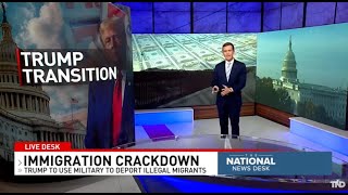 Trump will use the military to combat illegal immigration [upl. by Haeckel]