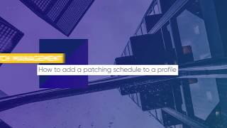 How to add a patching schedule to a profile  ITarian Patch Management [upl. by Elder]