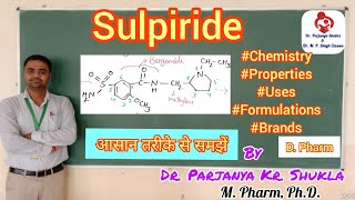 Sulpiride  Antipsychotics  Tranquilizers  Pharmaceutical Chemistry  D Pharm  Levosulpiride [upl. by Llertnac177]