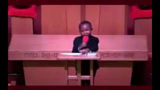 5YRS OLD PREACHER TOUCHING LIVES [upl. by Acinnad210]