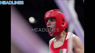 Female boxer yells and in tears as she quits fight against biologically male Olympic opponent [upl. by Kcim]