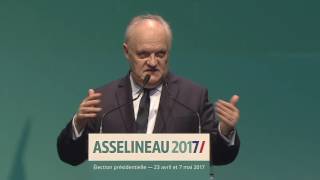 Programme présidentiel Asselineau UPR 2017  Conclusion [upl. by Llet]