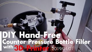 DIY HandFree Counter Pressure Bottle Filler with 3DPrinter [upl. by Rolecnahc755]