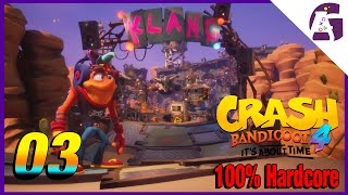 Da fehlen zwei Kisten  CRASH BANDICOOT 4 03 106 Hardcore [upl. by Akienahs]