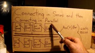 Connecting Batteries In Series And Then In Parallel [upl. by Harneen]