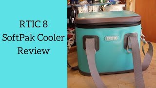 RTIC SoftPak 8 Soft Side Cooler Review [upl. by Gale]