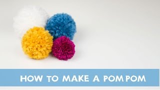 Easy Crochet Tutorial  How To Make a Pom Pom  Croby Patterns [upl. by Nahgiem]