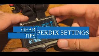 Shearwater Perdix Settings [upl. by Sig667]